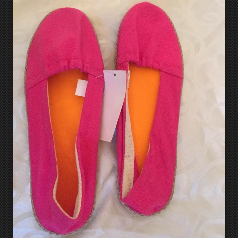 JCP Canvas slip on Flat  shoes.